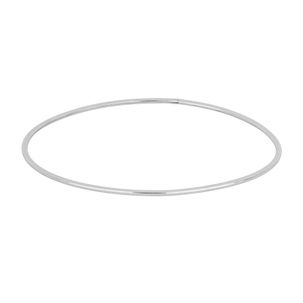 Pulseira Argola de Ouro branco 18k