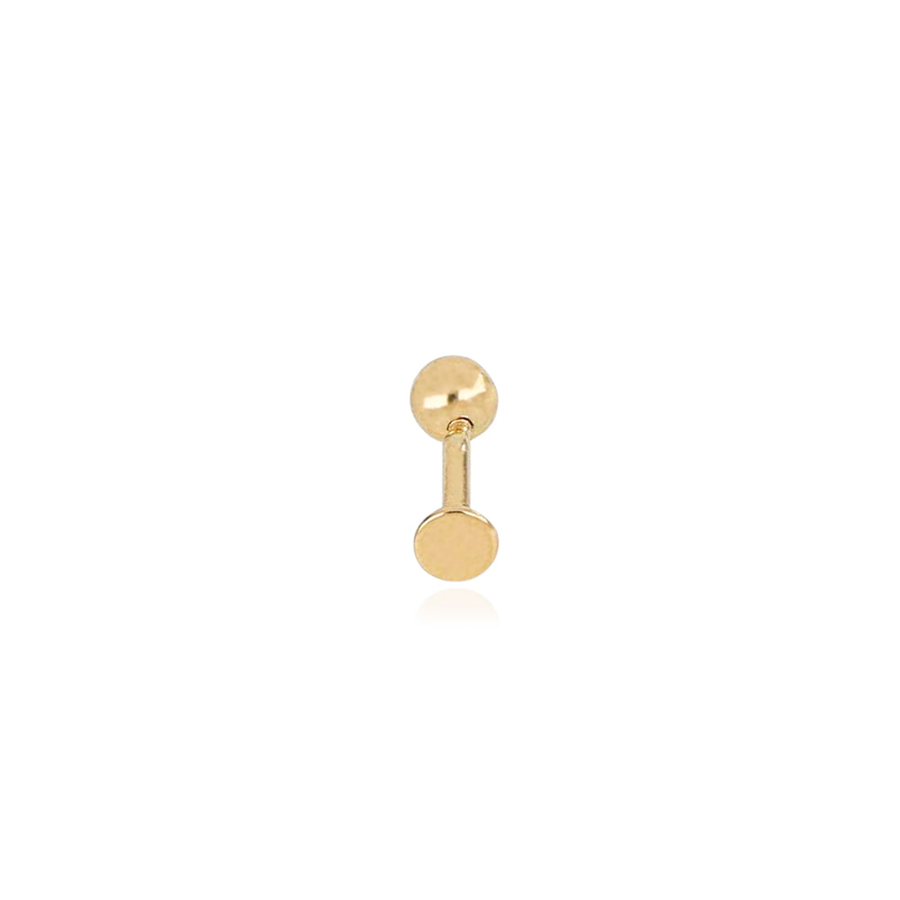 Piercing Redondo de Ouro Amarelo 18k-1743190944373