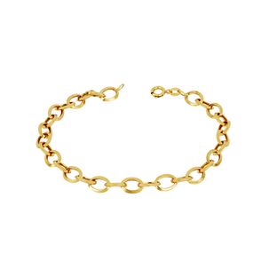 Pulseira Elo Português  de Ouro Amarelo 18k