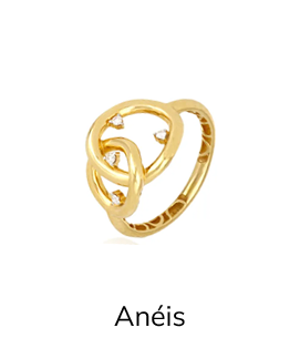 América Joias - Anéis de Ouro 18k